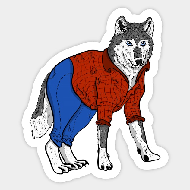 Act Natural: Steve Sticker by GeekVisionProductions